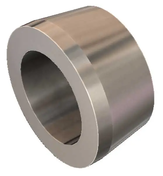 3/4" Id Misalignment Spacer Zinc Plated Steel 2 Inch Mounting Width 1