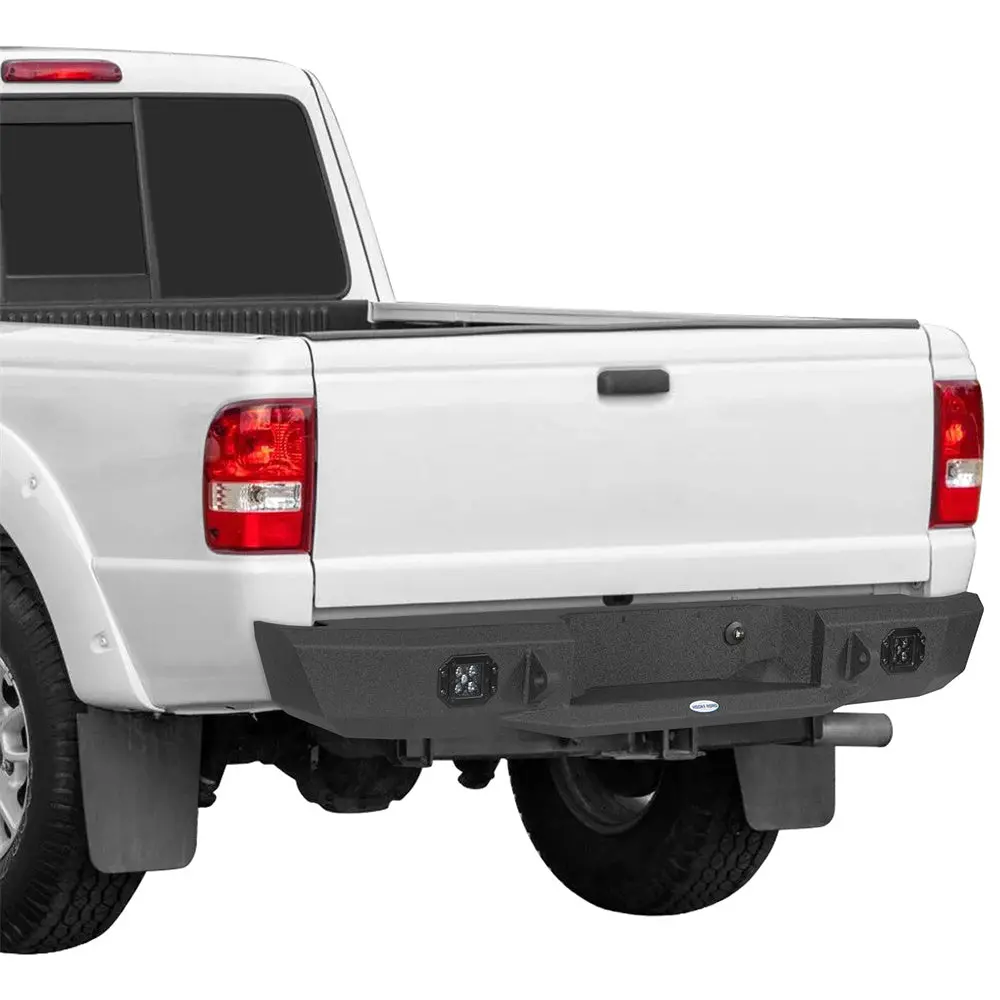 Steel Rear Bumper For 1993-2011 Ford Ranger Fleetside - Hooke Road 1