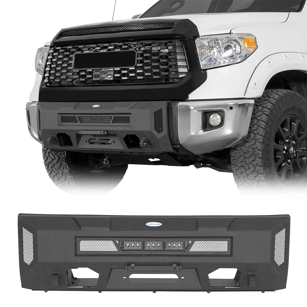 Hooke Road Stubby Front Bumper For 2014-2021 Toyota Tundra 1