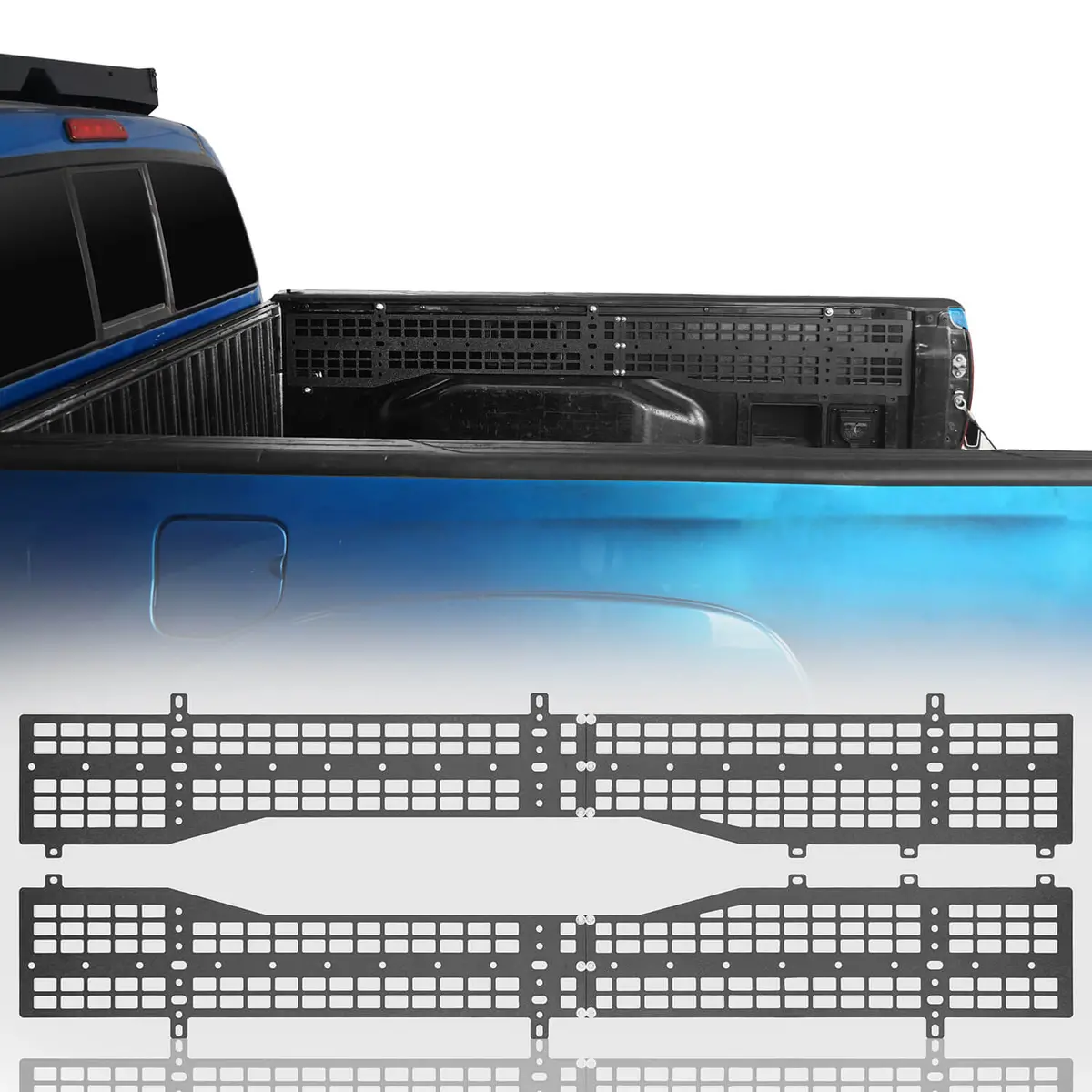 Hooke Road 6 Inch Long Bed Full-Length Rear Bed Molle Panel System(05-23 Toyota Tacoma) 1