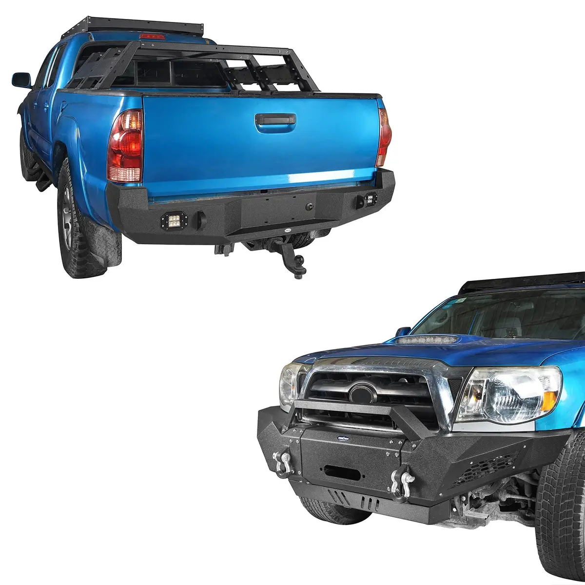 Hooke Road Full Width Front Bumper & Discovery Rear Bumper(05-11 Toyota Tacoma) 1