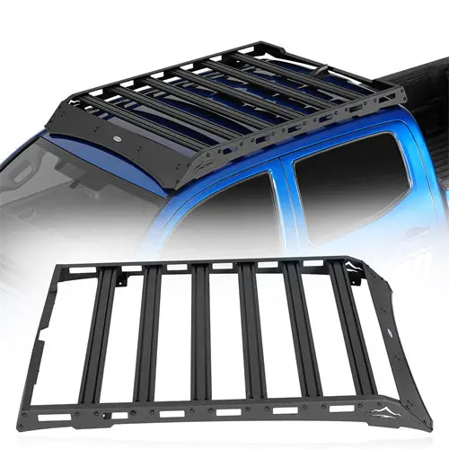 Overland Roof Rack Cross Bars (05-23 Toyota Tacoma Double Cab) - Hooke Road 1