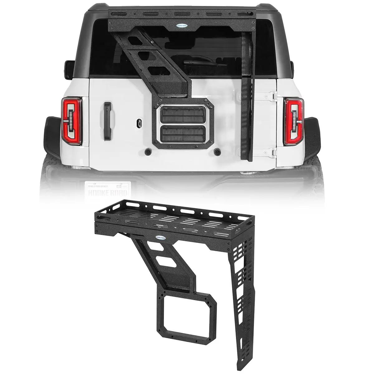 Tailgate Basket Rear Cargo Carrier For 2021-2026 Ford Bronco - Hooke Road 1