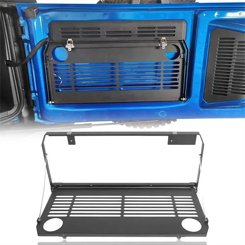 Bronco Tailgate Table Foldable Cargo Shelf (21-25 Ford Bronco) - Hooke Road 1