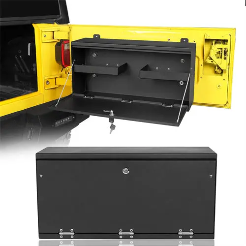 Tailgate Table Storage Lock Box (97-06 Jeep Wrangler Tj) -  Hooke Road 1