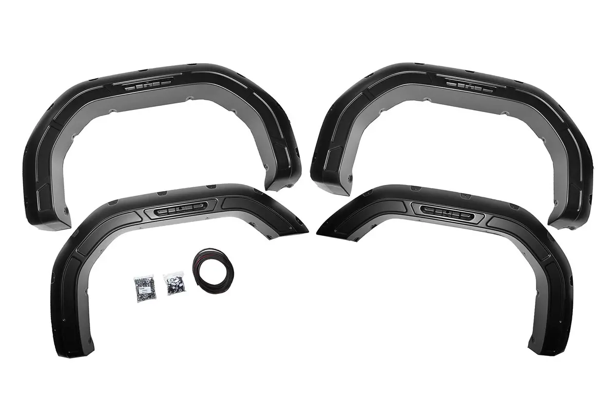 Defender Pocket Fender Flares - Ga0 Pacific Blue - Gmc Sierra 2500 Hd/Sierra 3500 Hd (20-24) 1