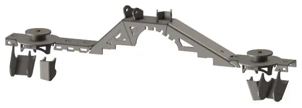 Jeep Tj And Lj Wrangler Gm 14 Bolt Swap Truss Kit With Triangulated Upper Links 1