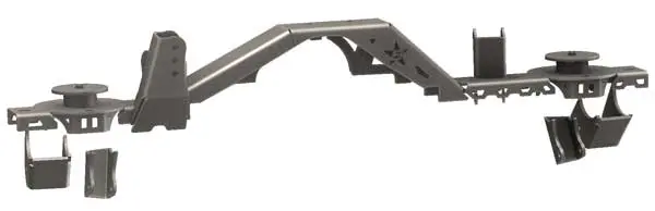 Jeep Tj, Or Lj Wrangler Gm 14 Bolt 1 Ton Rear Axle Swap Truss Kit 1