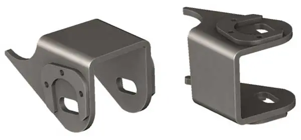 Jeep Tj, Lj, Mj, Xj, And Zj Front Axle Lower Control Arm Brackets 1