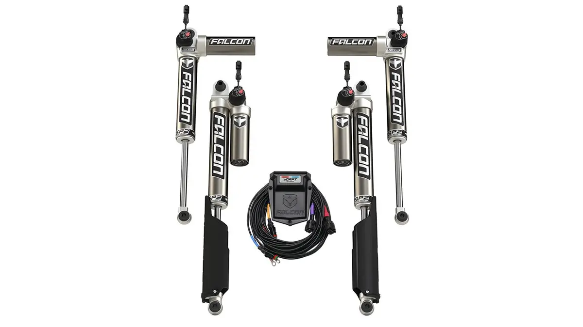 Jl 4Dr: Falcon Sp2 3.5 Adapt E-Adjust Piggyback Shock Kit (2-4.5In Lift) 1