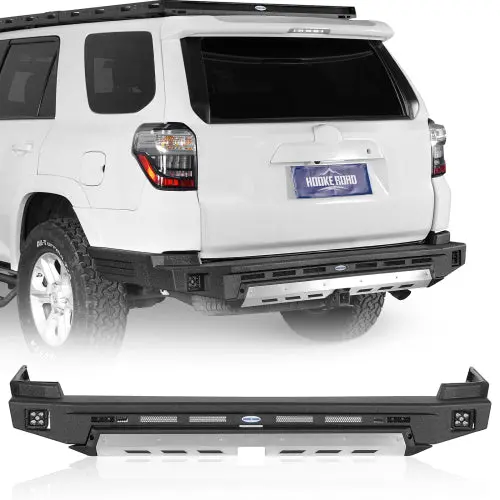 Aftermarket Rear Bumper W/2×25W Led Spotlights (10-24 Toyota 4Runner) - Hooke Road 1
