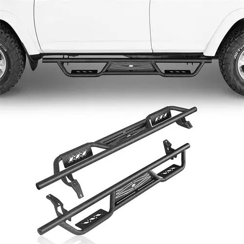 Tubular Side Steps For 2010-2024 Toyota 4Runner (Excluding Limited, Nightshade, Trd Sport & 10-13 Sr5) - Hooke Road 1