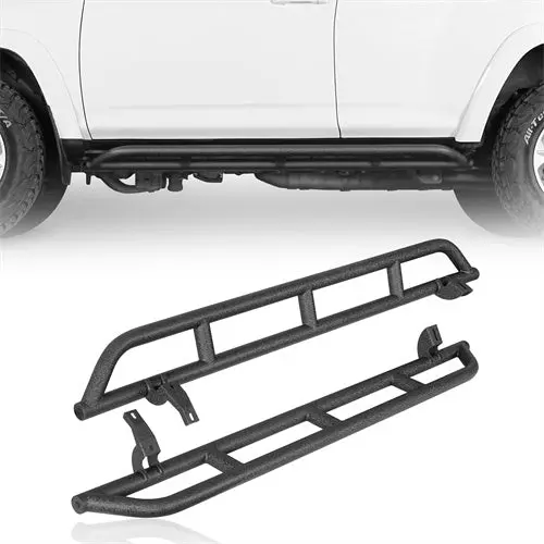 Tube Sliders Rocker Guards For 2010-2024 Toyota 4Runner (Excluding Limited, Nightshade, Trd Sport & 10-13 Sr5) - Hooke Road 1