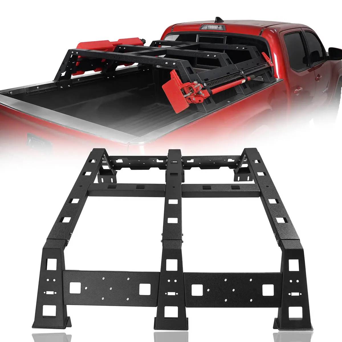 Tacoma Max 11.5" Bed Rack Truck Cargo Carrier (05-23 Toyota Tacoma Gen 2/3) - Hooke Road 1