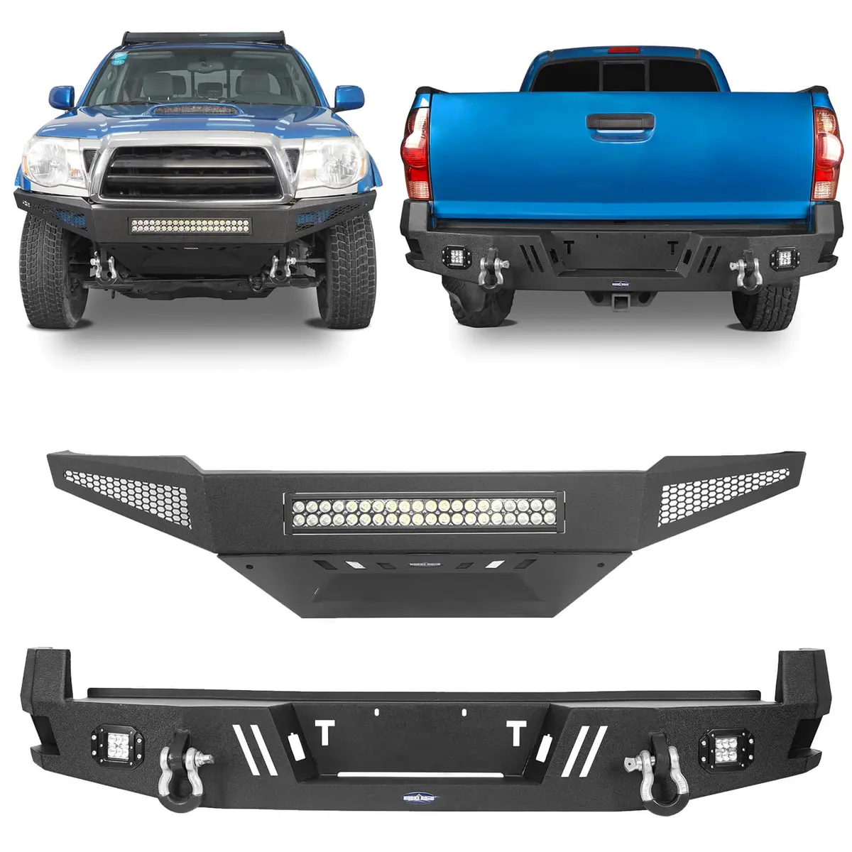 Hooke Road Front Bumper & Rear Bumper(05-11 Toyota Tacoma) 1