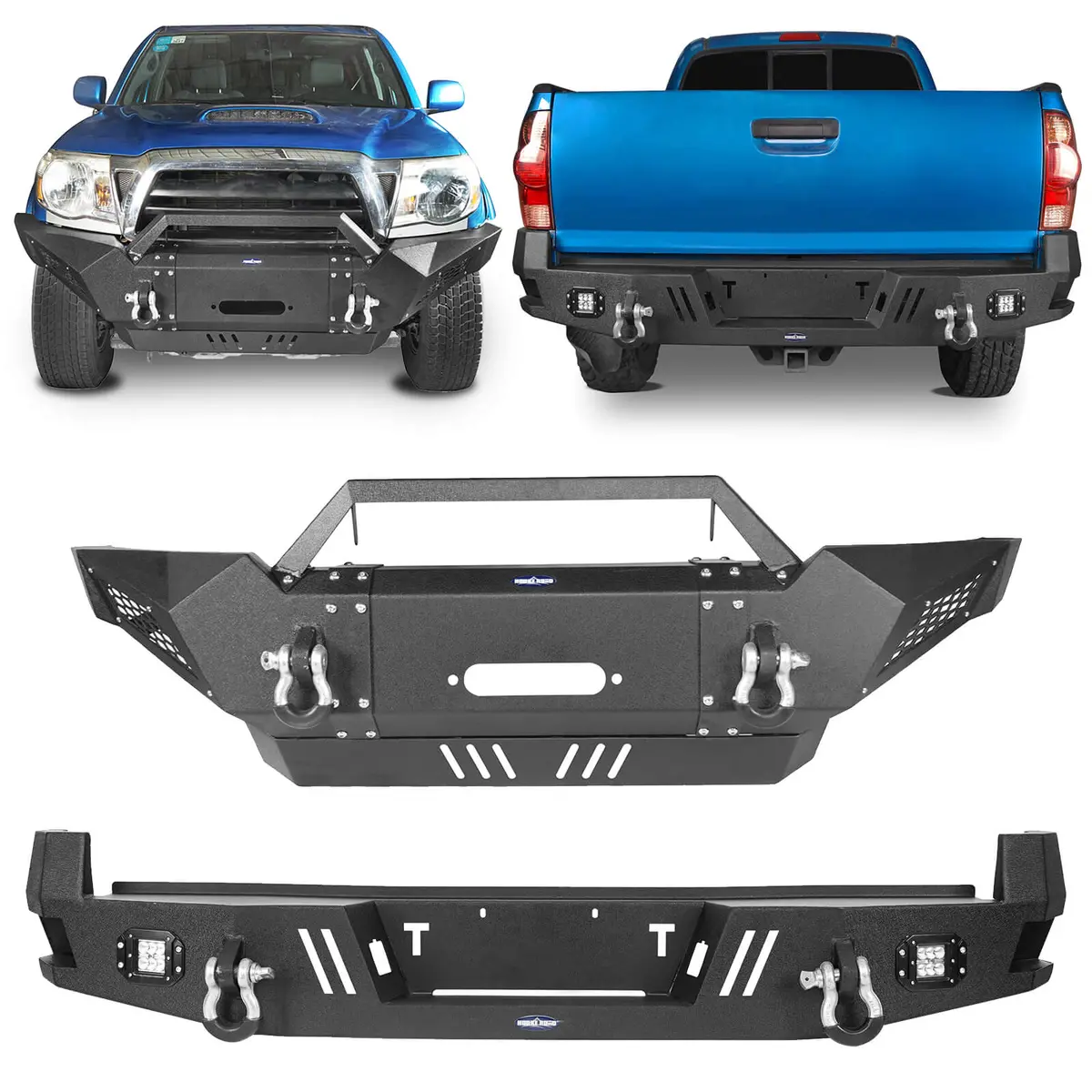 Hooke Road Front Bumper & Rear Bumper(05-11 Toyota Tacoma) 1