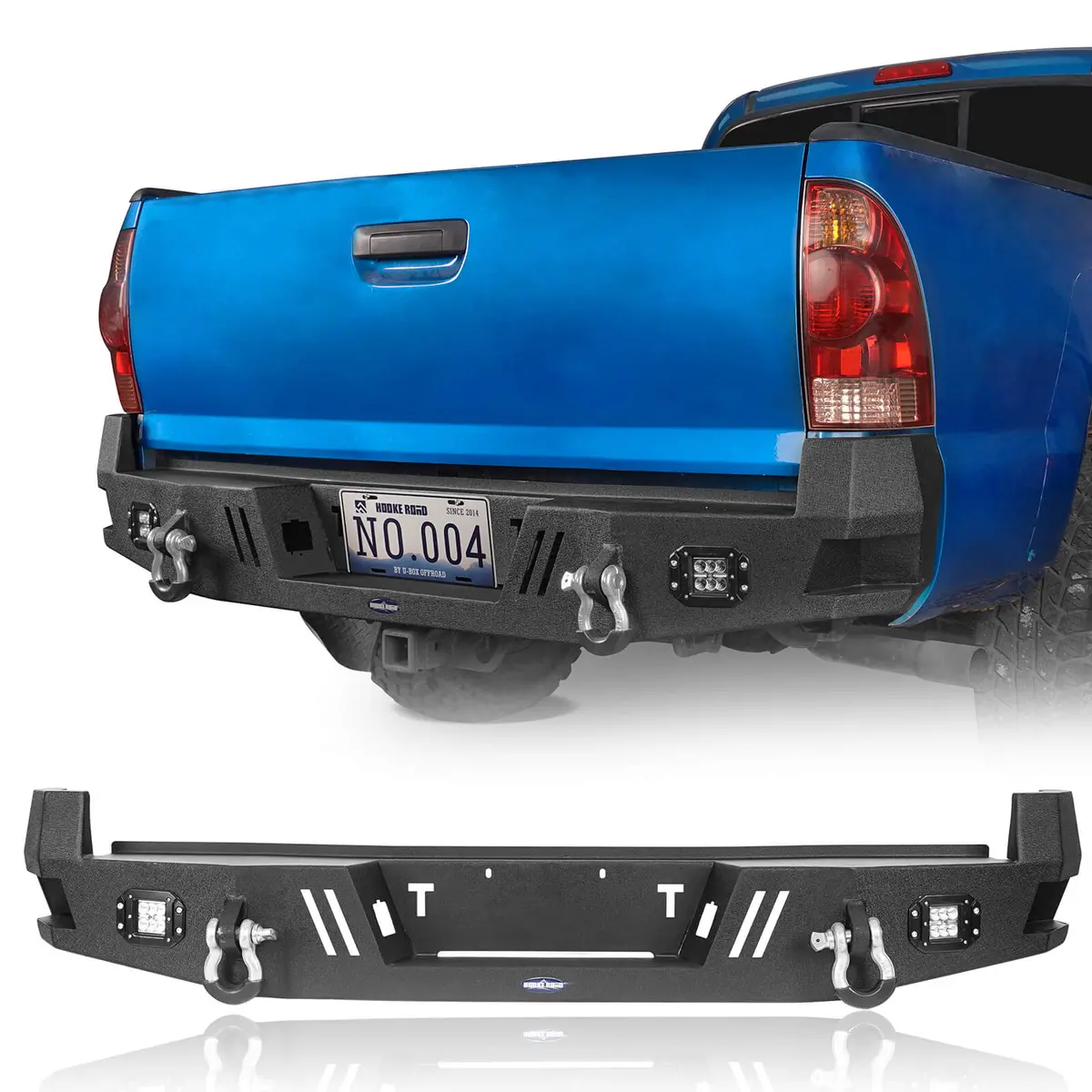 Hooke Road Rear Bumper W/Led Floodlights Hr(05-15 Toyota Tacoma) 1