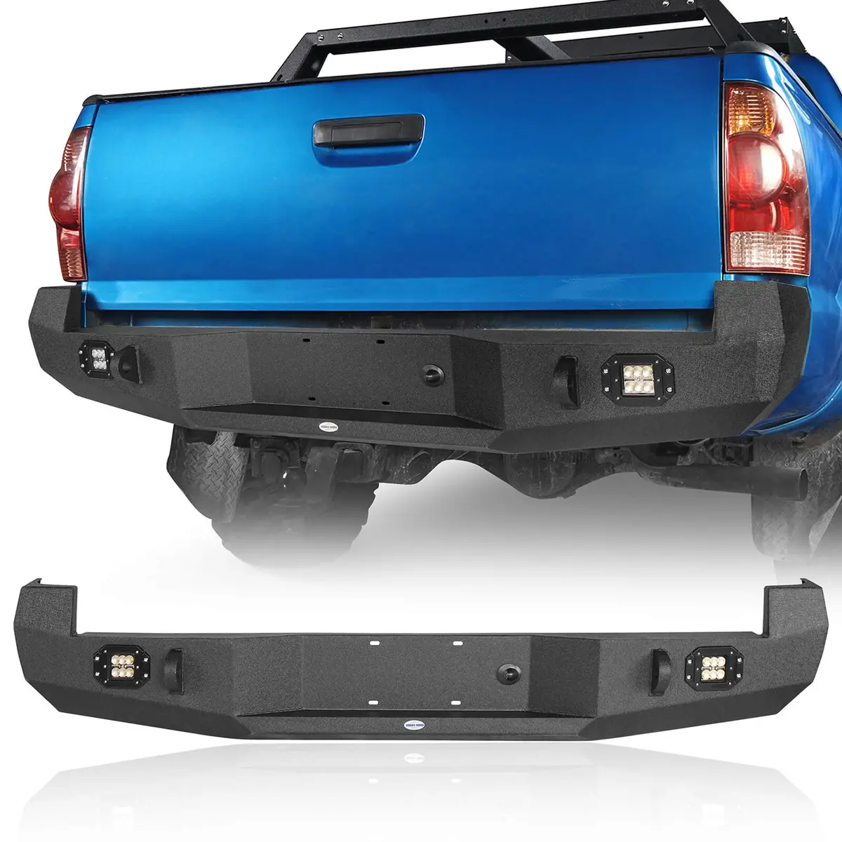 Hooke Road Discovery Rear Bumper W/Floodlights(05-15 Toyota Tacoma) 1