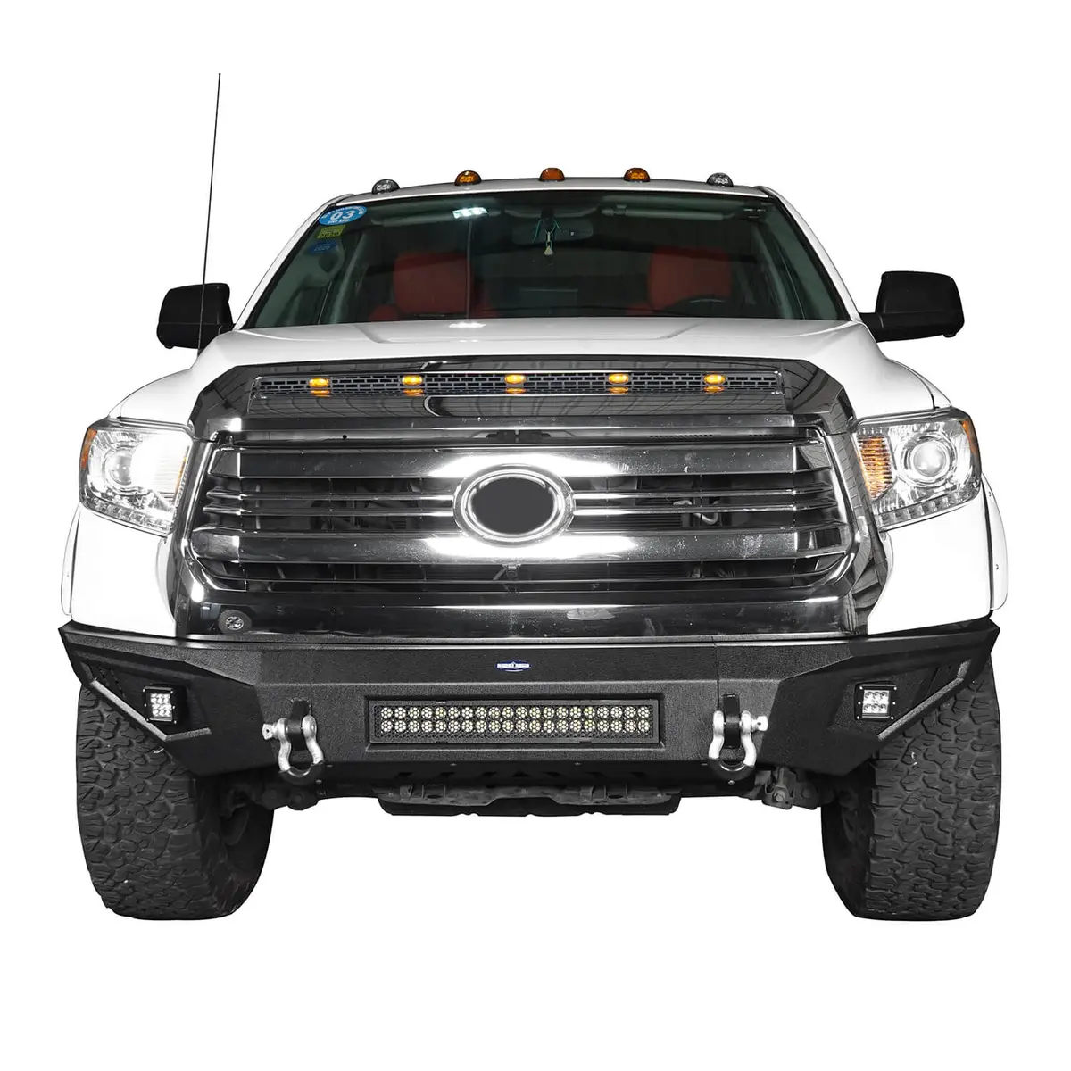 Hooke Road Full Width Front Bumper W/Led Lights(14-21 Toyota Tundra) 1