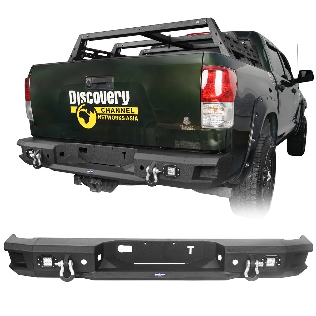 Hooke Road Full Width Rear Bumper(07-13 Toyota Tundra) 1