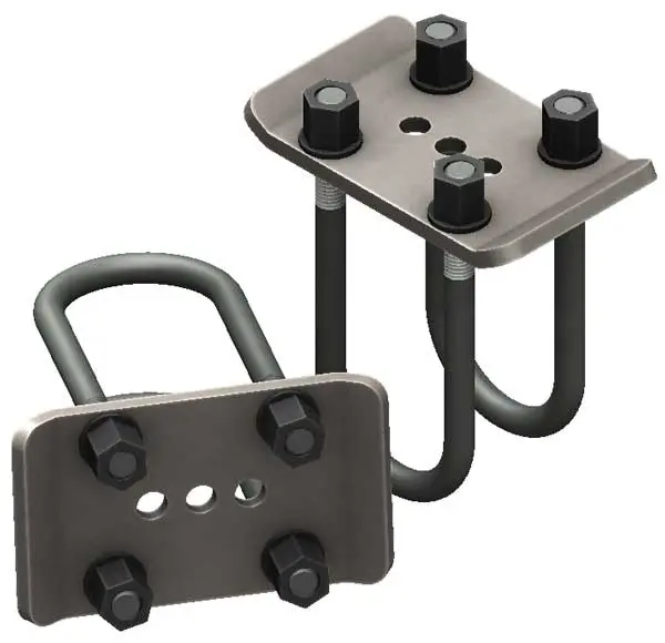 Toyota Rear Axle U-Bolt Flip Kit 3" U-Bolt (Early Toyota Rear) 1