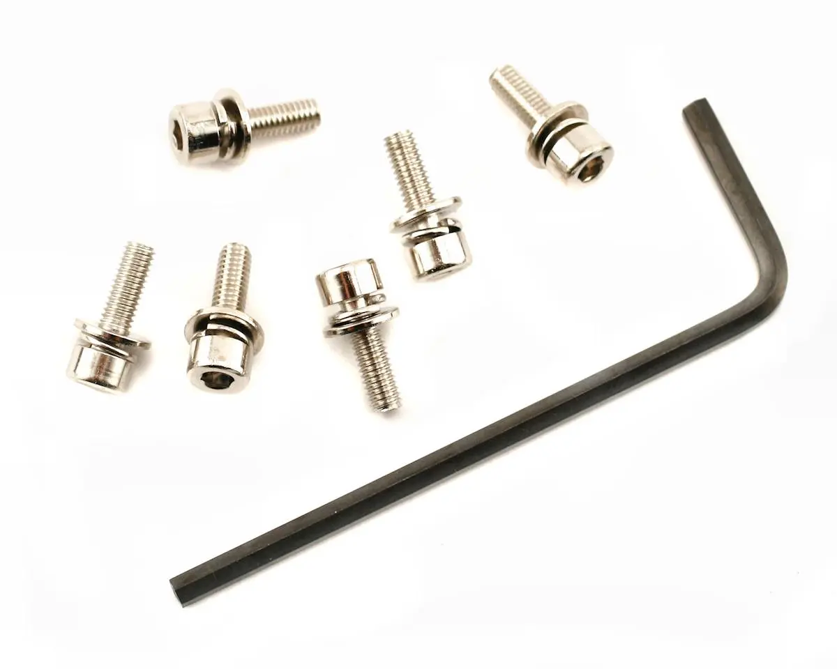 Screws 3X10mm Caphead Machine (Hex Drive) (6), Lockwashers (6) 1