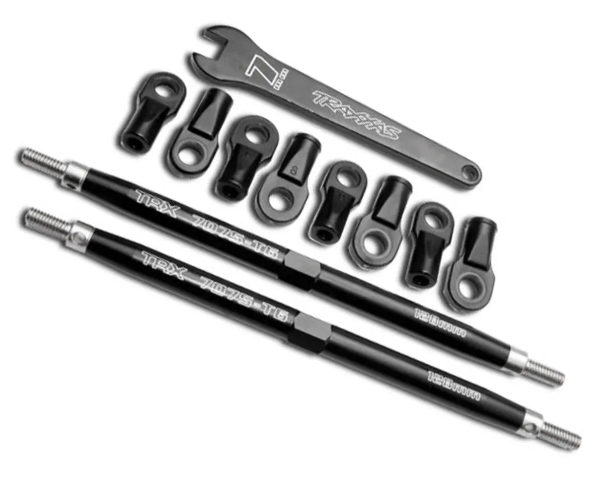 Front/Rear Aluminum Toe Links (Black) 1