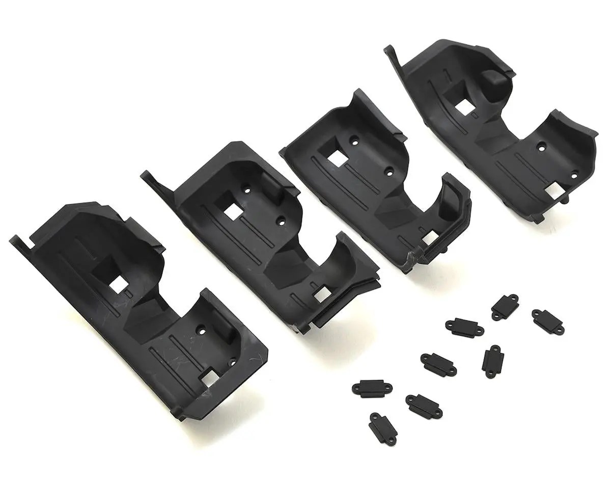 Traxxas Trx-4 Land Rover Defender Front & Rear Inner Fenders & Rock Light Covers 1