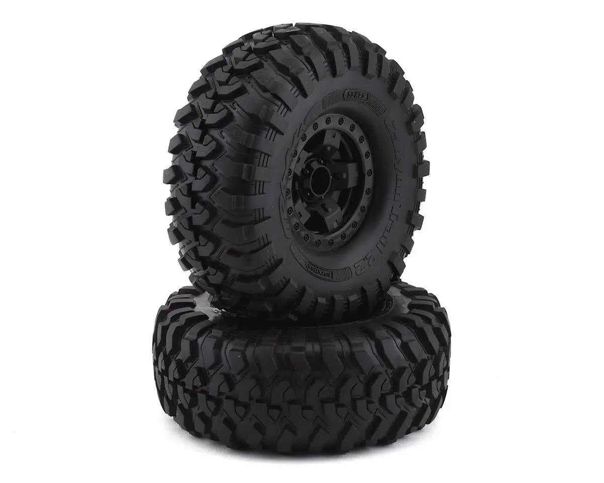 Traxxas Trx-4 Pre-Mounted Canyon Trail 2.2" Crawler Tires (Black) (2) W/Sport Wheels & 12Mm Hex 1