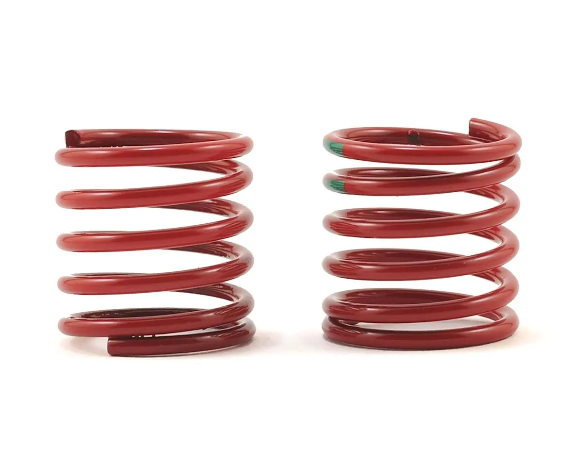 4-Tec 2.0 Shock Spring (Red) (2) (4.075 Rate - Green Stripe) 1
