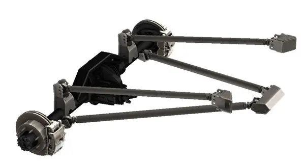 Lower Triangulated Four Link Suspension Kit 1 1/4" Chromoly Heims 1