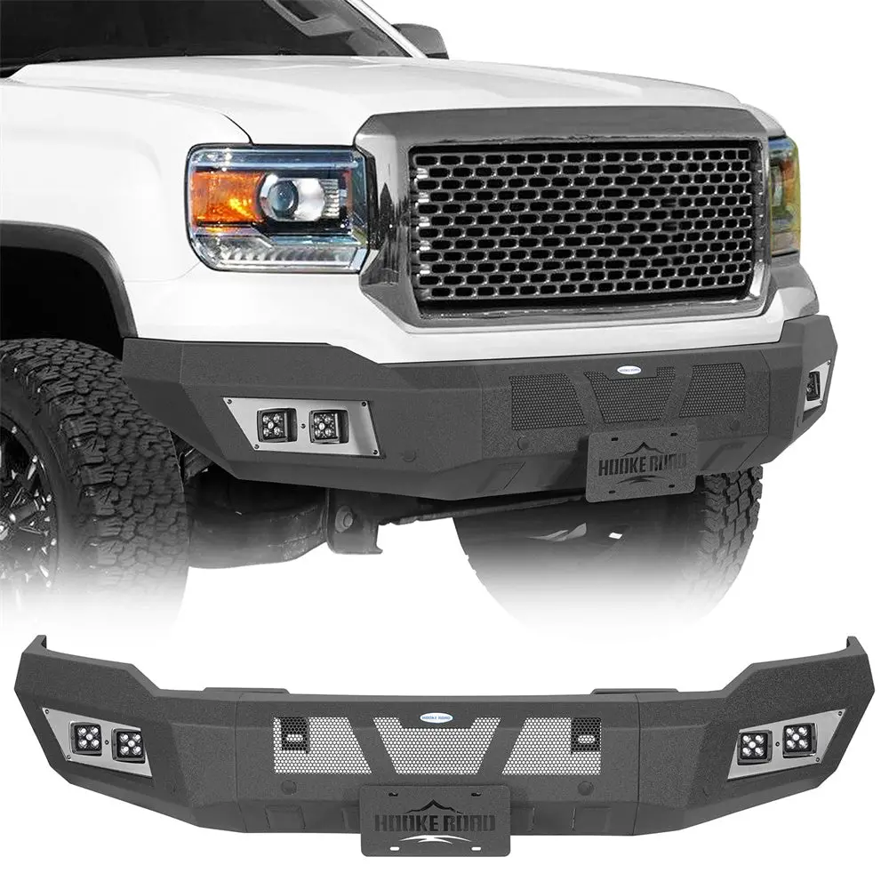Truck Full-Width Front Bumper For 2014-2015 Gmc Sierra 1500 - Hooke Road 1