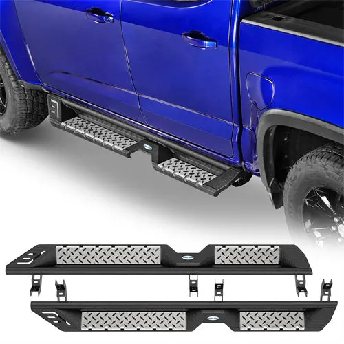 Truck Side Steps Running Boards (15-26 Chevy Colorado Crew Cab & 15-26 Gmc Canyon Crew Cab) - Hooke Road 1