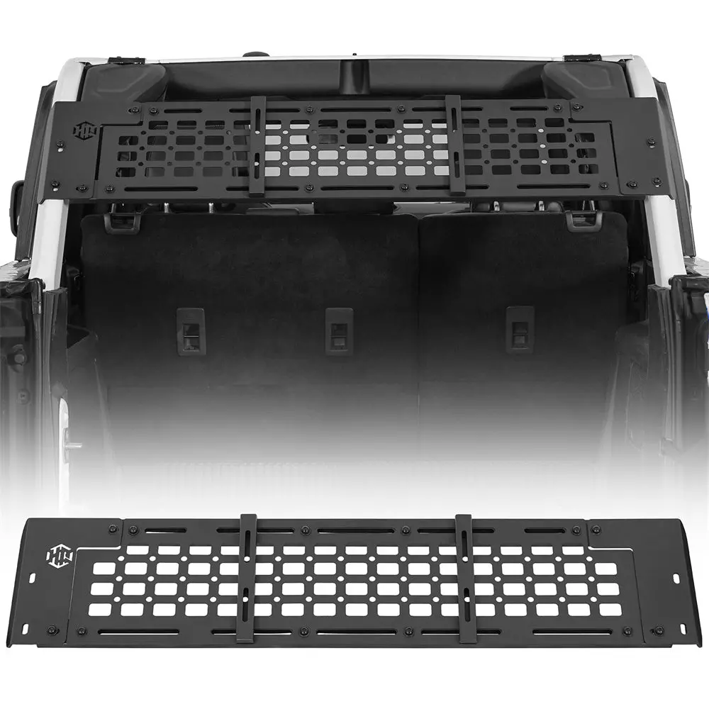 Trunk Molle Panel Utility Rack For 21-26 Ford Bronco 4-Door Hardtop (Excluding Bronco Sport) - Hooke Road 1