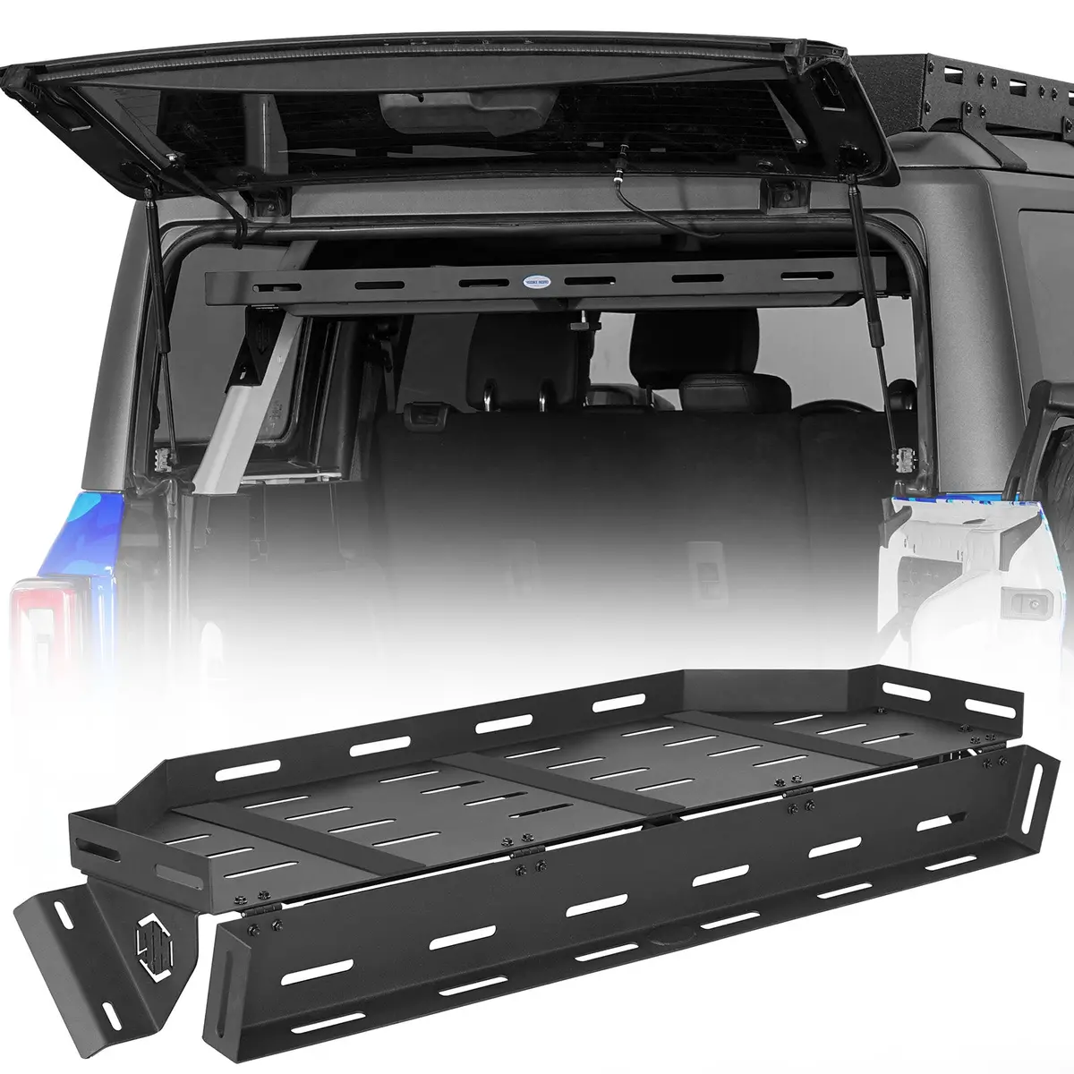 Trunk Upper Basket Cargo Rack (21-26 Ford Bronco 4-Door Hardtop) - Hooke Road 1