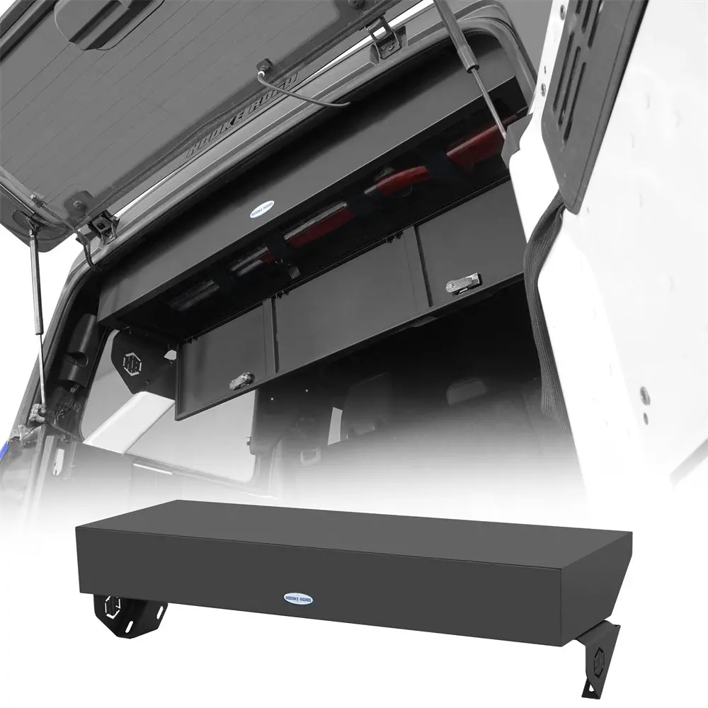 Trunk Upper Storage Box With Locks For 2021-2026 Ford Bronco 4-Door Hardtop(Excluding Bronco Sport) - Hooke Road 1
