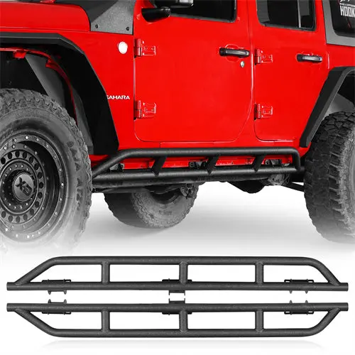 Tube Slider Rocker Guards (18-26 Jeep Wrangler Jl 4-Door) - Hooke Road 1