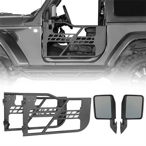 18-26 Jeep Wrangler Jl Tubular Half Doors For 2-Door - Hooke Road 2