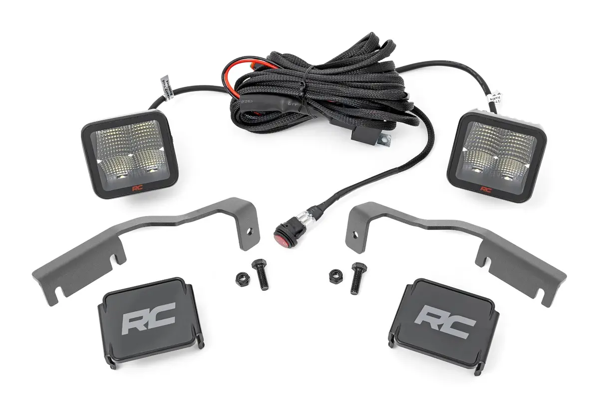 Led Light Kit - Ditch Mount - 2 Inch Spectrum Pair - Spot - Nissan Frontier (22-24) 1