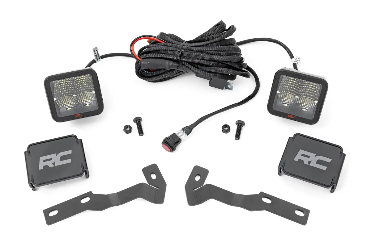 Led Light Kit - Ditch Mount - 2 Inch Spectrum Pair - Spot - Toyota Tacoma (16-23) 1