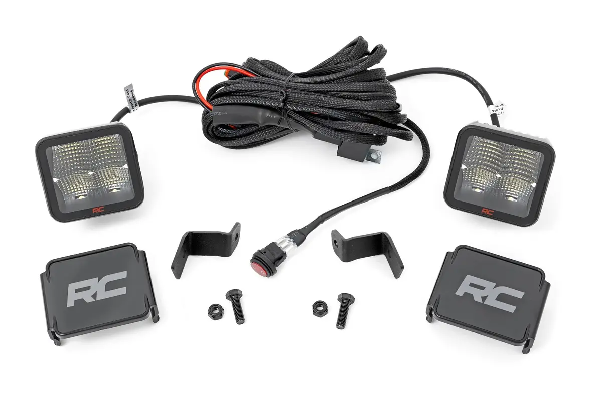 Led Light Kit - Ditch Mount - 2 Inch Spectrum Pair - Spot - Ford F-150 (15-24)/F-150 Lightning (22-24) 1