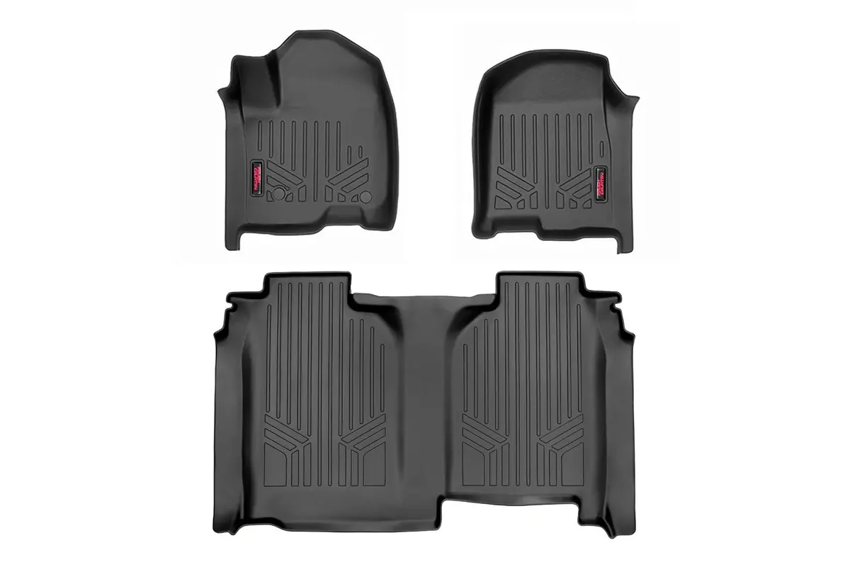 Floor Mats - F/R - Fr Bucket - W/O Underseat Storage - Crew - Chevy/Gmc 1500/2500Hd/3500Hd (19-24) 1