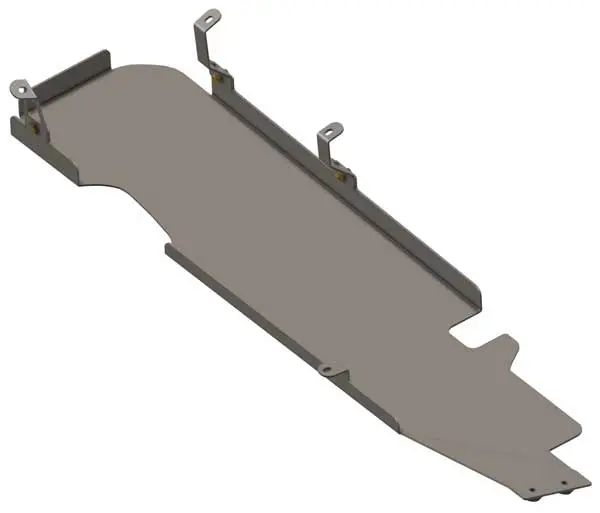 Jeep Wrangler Jku 4 Door Fuel Tank Skid Plate Kit 1