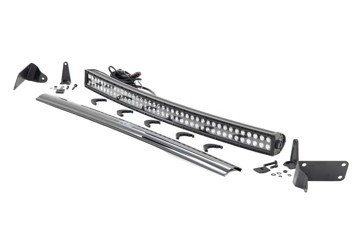 Led Light Kit - Bumper Mount - 40 Inch Black Dual Row - Ram 2500/3500 4Wd (10-18) 1