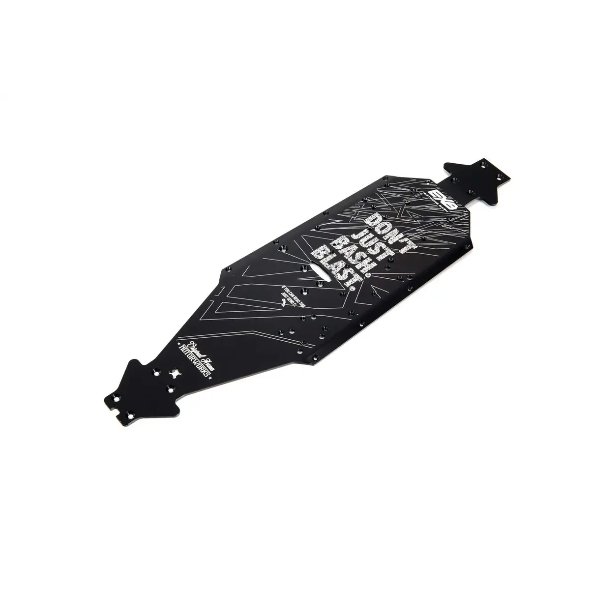 Aluminum Chassis Cnc 7075 T6 Lwb, Black: Exb Kraton 6S 1