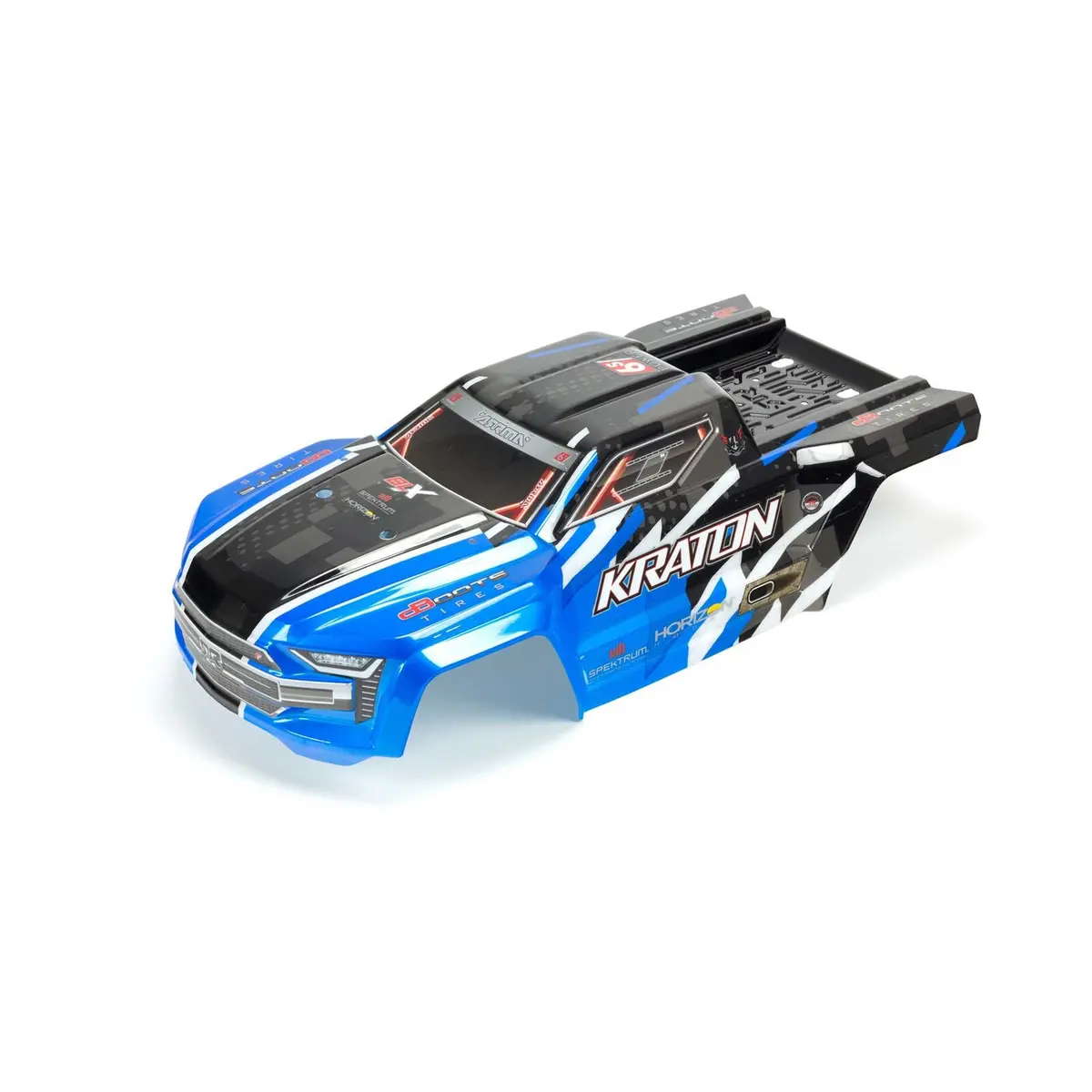 1/8 Trimmed And Painted Body With Decals, Blue: Kraton 6S Blx 1