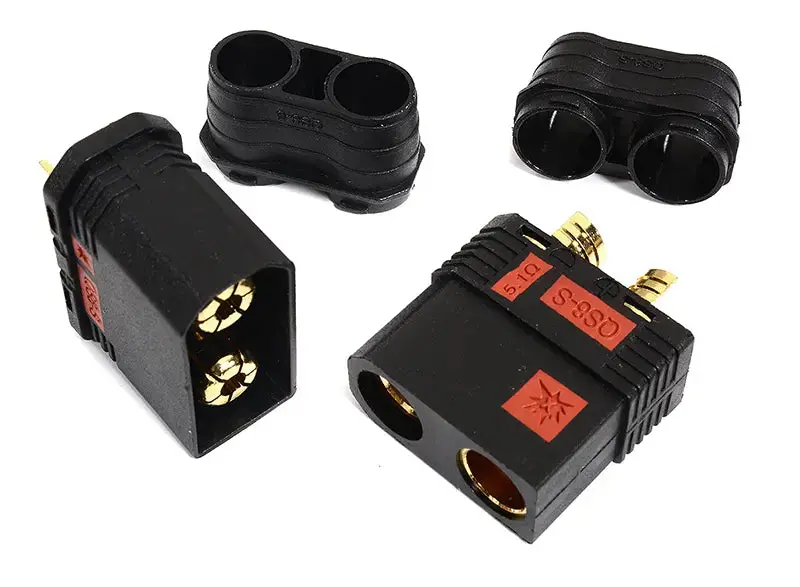 Qs8-S High Power Anti-Spark Heavy-Duty Connector Set, Male & Female C30069 1