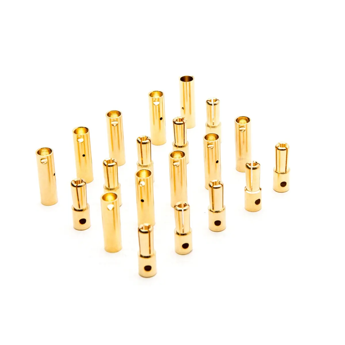 Dynamite Connector: Gold Bullet Set, 4Mm (10) 1