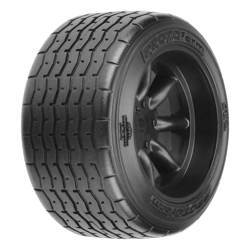 Proline 1/10 Protoform Vta Rear 31Mm Vta Tires Mounted 12Mm Black Wheels (2) 1