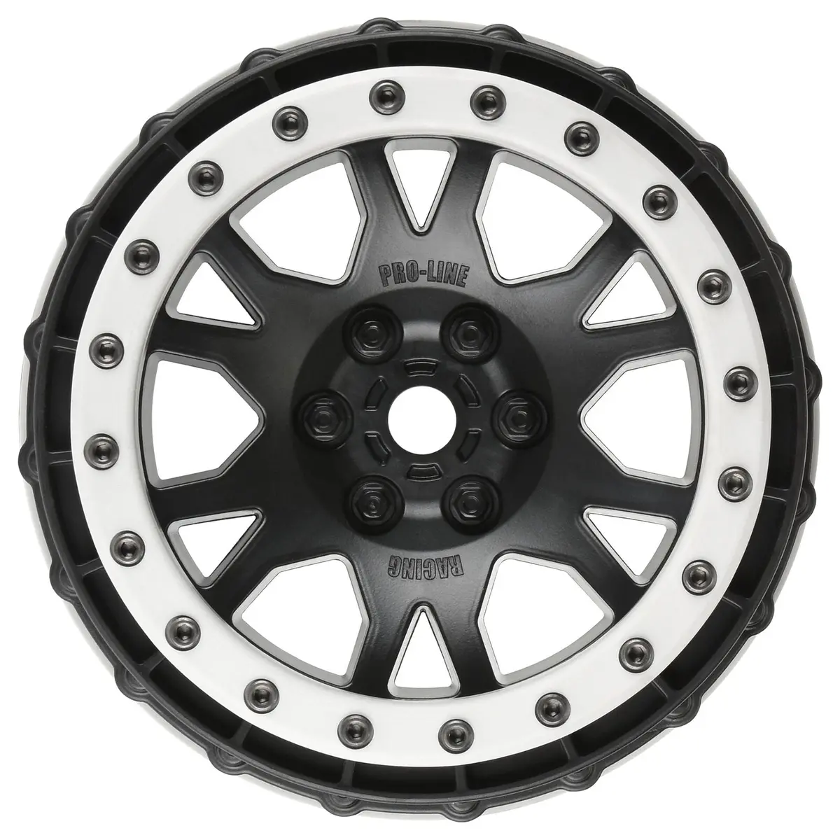 X-Maxx Impulse Pro-Loc Wheels (Black W/Stone Gray Rings) (2) 1